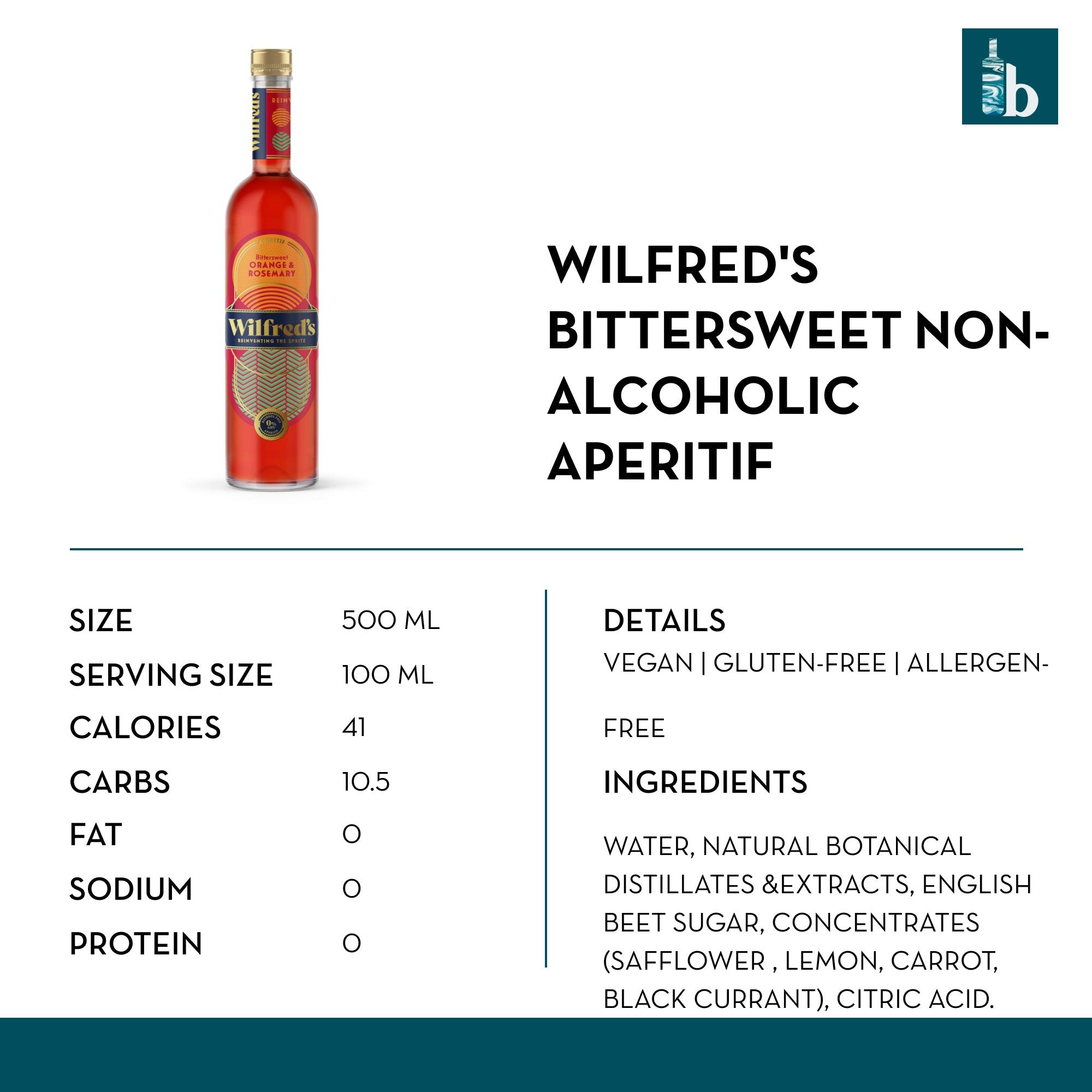 Wilfred's Bittersweet Non-Alcoholic Aperitif - bardelia