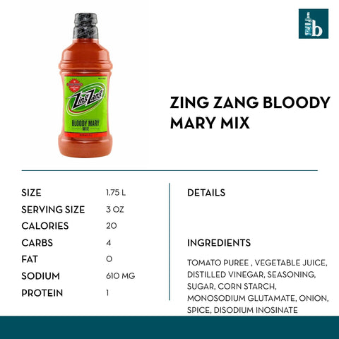 Zing Zang Bloody Mary Mix - bardelia